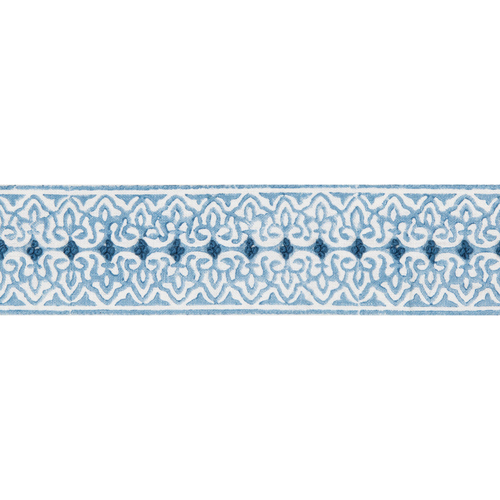 Paige Tape Capri by Lee Jofa Trim WESTPORT TRIMMINGS LINEN - 93%;COTTON - 7% India - Horizontal: 2.6 and Vertical: 0.75 2.6 - Fabric Carolina -