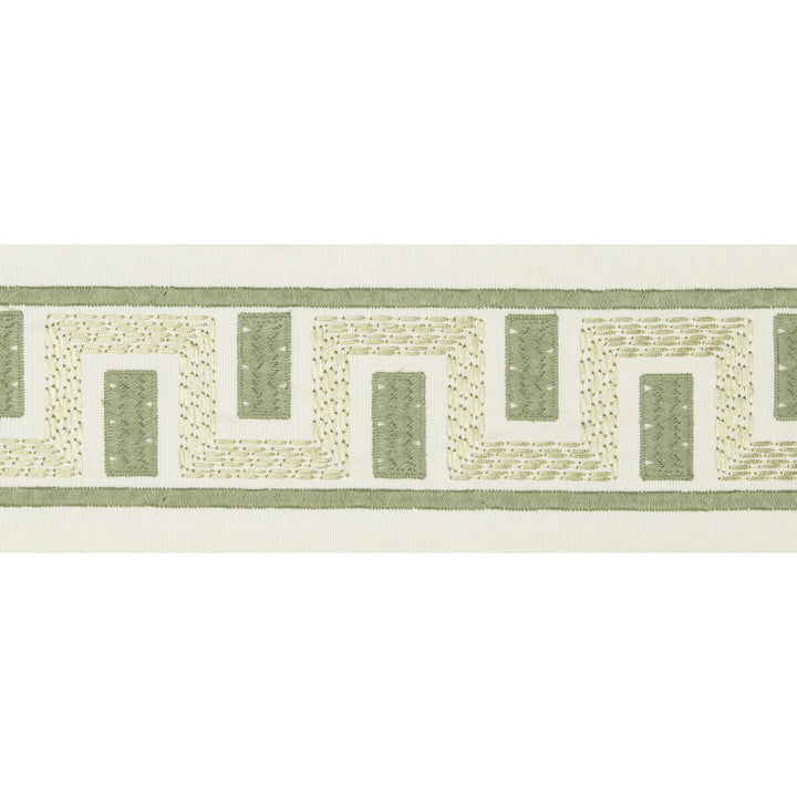 Seacliffe Tape Moss by Lee Jofa Trim WESTPORT TRIMMINGS COTTON - 58%;SPUN POLYESTER - 31%;VISCOSE - 11% India MEDIUM Horizontal: 3.14 and Vertical: 3.93 3.14 - Fabric Carolina -