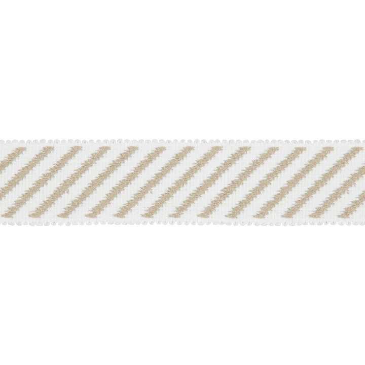 Cabana Salt/Beach by Groundworks Trim KELLY WEARSTLER TRIMMINGS III LINEN - 100% China Horizontal: 0.43 and Vertical: 0 1.13 - Fabric Carolina -