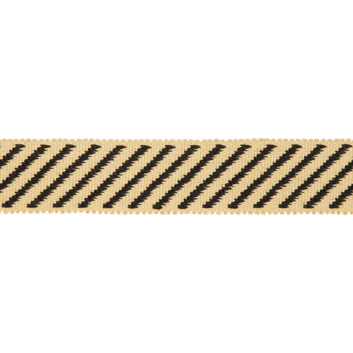 Cabana Sand/Shade by Groundworks Designer Trim KELLY WEARSTLER TRIMMINGS III LINEN - 100% China - Horizontal: 0.43 and Vertical: 0 1.13 - Swanky Fabrics -