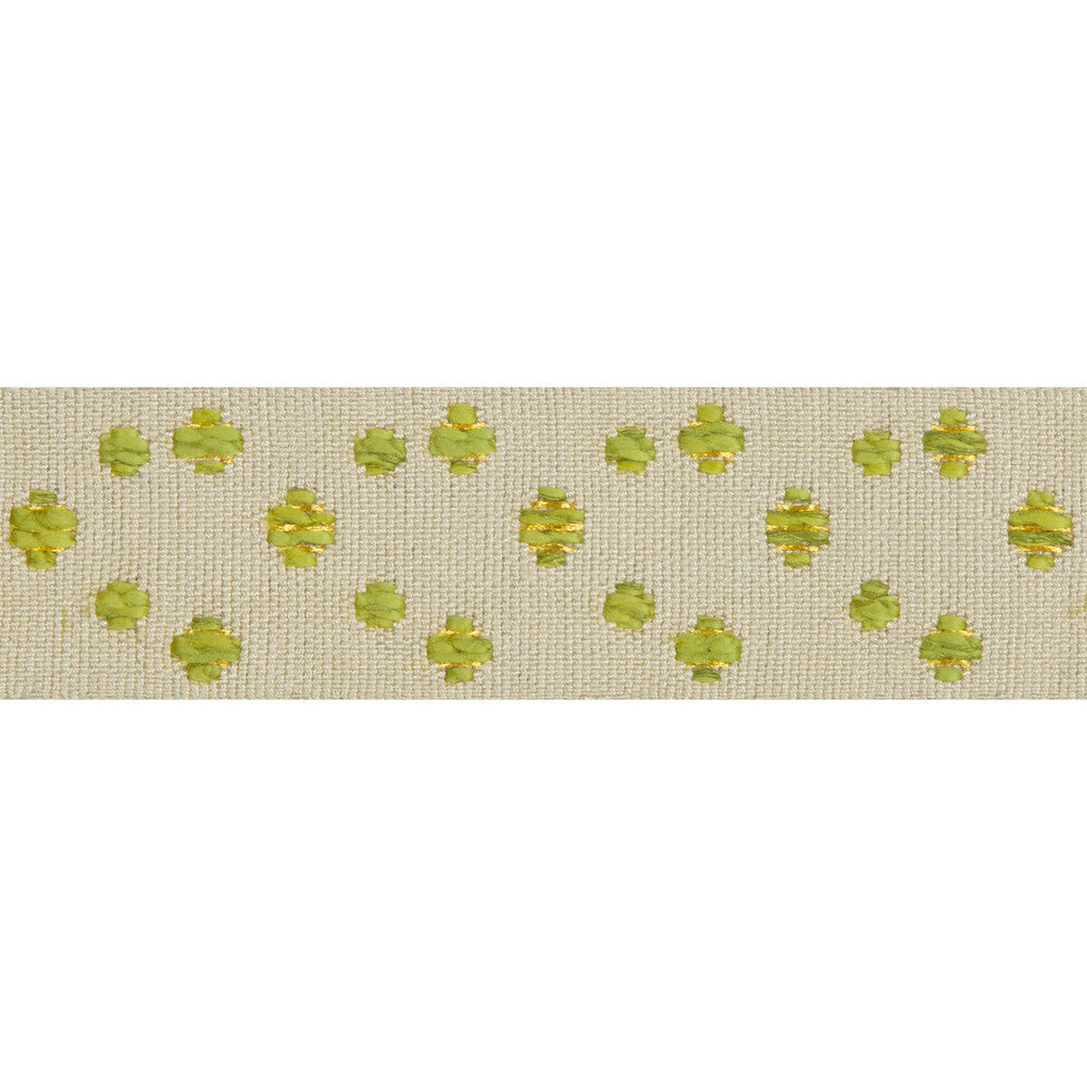 Cosmos Linen/Citrus by Groundworks Trim KELLY WEARSTLER TRIMMINGS III VISCOSE - 65%;COTTON - 27%;METALLIC - 5%;LINEN - 3% Egypt LIGHT Horizontal: 5.5 and Vertical: 0 1.77 - Fabric Carolina -