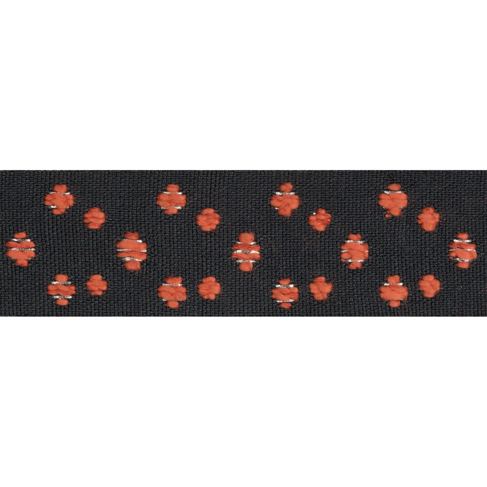 Cosmos Saturn/Night by Groundworks Designer Trim KELLY WEARSTLER TRIMMINGS III VISCOSE - 65%;COTTON - 27%;METALLIC - 5%;LINEN - 3% Egypt LIGHT Horizontal: 5.5 and Vertical: 0 1.77 - Swanky Fabrics -