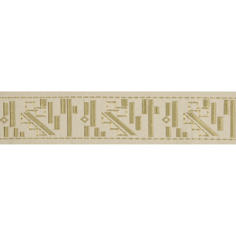 Fraktur Taupe/Patina by Groundworks Trim KELLY WEARSTLER TRIMMINGS III RAYON - 59%;FIBRANNE - 40%;POLYESTER - 1% India Horizontal: 2.76 and Vertical: 4.33 2.76 - Fabric Carolina -