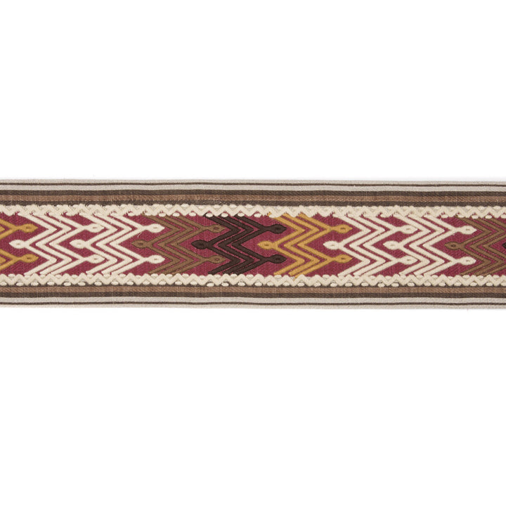 Tana Tape Spice/Mocha by Lee Jofa Trim MERKATO LINEN - 90%;SPUN POLYESTER - 10% India Horizontal: 5.0038 and Vertical: 11.80818 5.0038 - Fabric Carolina -