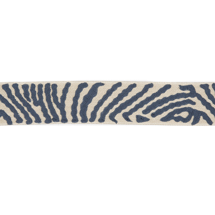 Etosha Tape Navy by Lee Jofa Trim MERKATO COTTON - 55%;SPUN POLYESTER - 45% India Horizontal: 2.15912 and Vertical: 11.80818 2.15912 - Fabric Carolina -