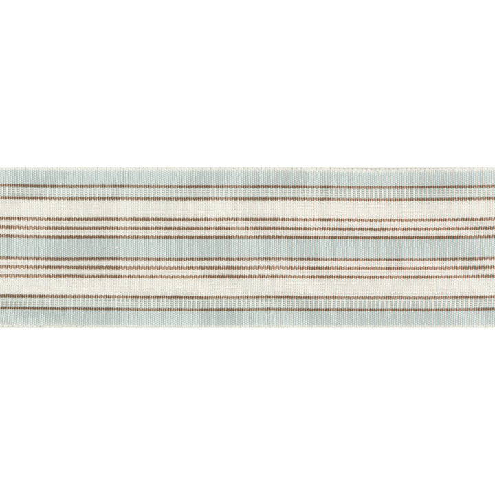 Provencal Tape Aqua by Lee Jofa Designer Trim SUZANNE KASLER THE RIVIERA COLLECTION LINEN - 57%;POLYESTER - 43% United Kingdom - Horizontal: 2.6 and Vertical: 0 2.6 - Swanky Fabrics -