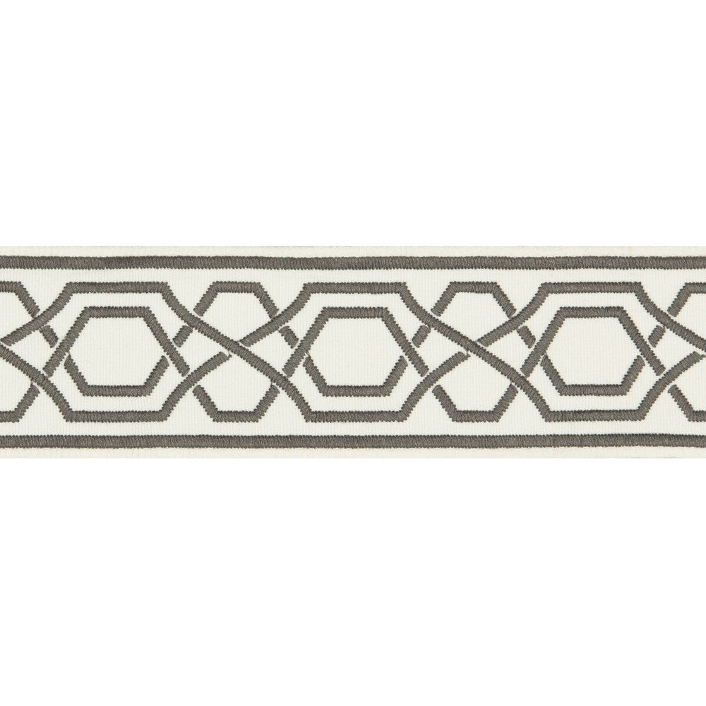 Yves Tape Charcoal by Lee Jofa Trim Lee Jofa Trim Yves Tape CharcoalTrim SUZANNE KASLER THE RIVIERA COLLECTION POLYESTER - 100% India </p><p>Repeat: H: 2.36, V: 2.95 2.36 - Fabric Carolina -