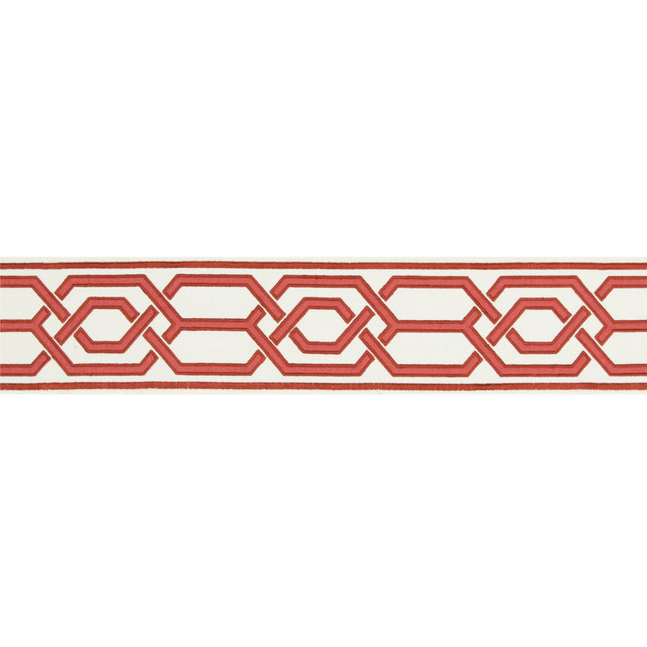 Yves Tape Ii Red by Lee Jofa Trim Lee Jofa Trim Yves Tape Ii RedTrim SUZANNE KASLER THE RIVIERA COLLECTION POLYESTER - 77%;LINEN - 23% India </p><p>Repeat: H: 4.32, V: 7.87 4.32 - Fabric Carolina -