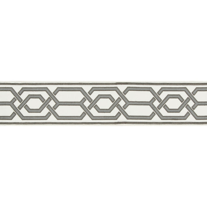 Yves Tape Ii Charcoal by Lee Jofa Trim SUZANNE KASLER THE RIVIERA COLLECTION POLYESTER - 77%;LINEN - 23% India Horizontal: 4.32 and Vertical: 7.87 4.32 - Fabric Carolina -