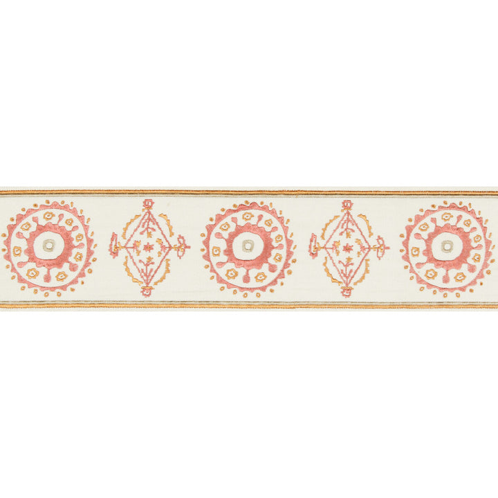 Belles Tape Spice/Melon by Lee Jofa Trim SUZANNE KASLER THE RIVIERA COLLECTION POLYESTER - 57%;RAYON - 43% India - Horizontal: 4.52 and Vertical: 7.87 4.52 - Fabric Carolina -