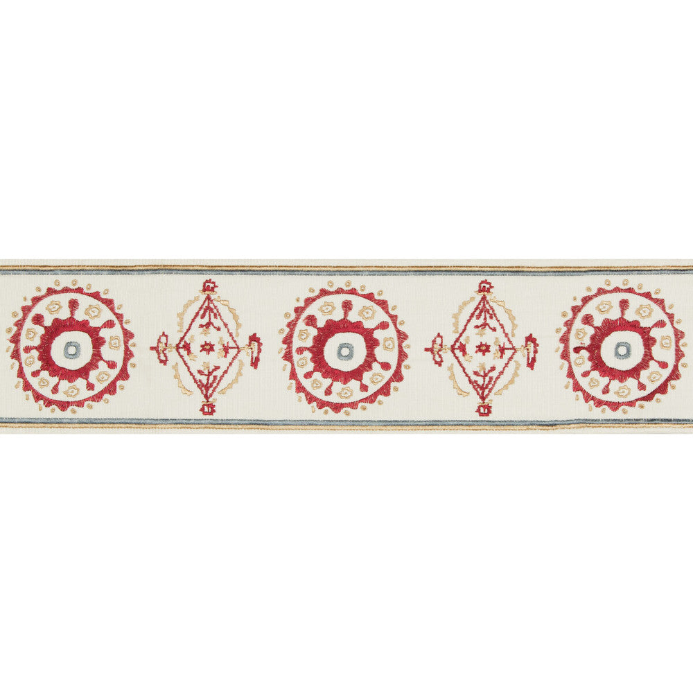 Belles Tape Brick/Tan by Lee Jofa Trim SUZANNE KASLER THE RIVIERA COLLECTION POLYESTER - 57%;RAYON - 43% India - Horizontal: 4.52 and Vertical: 7.87 4.52 - Fabric Carolina -