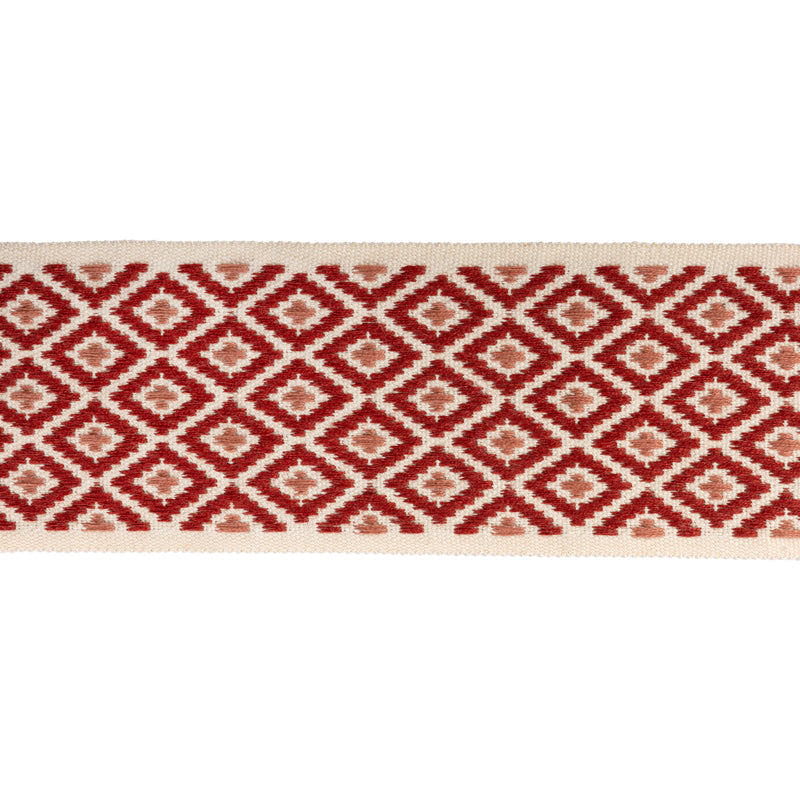 Hengrave Tape - Red By Lee Jofa Trim