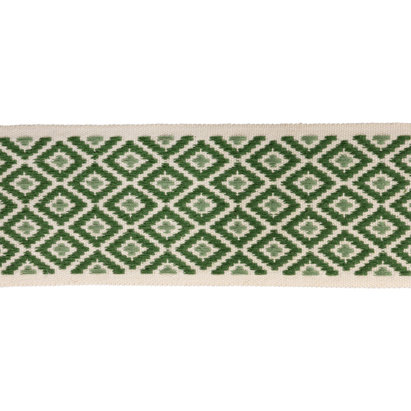 Hengrave Tape - Green By Lee Jofa Trim