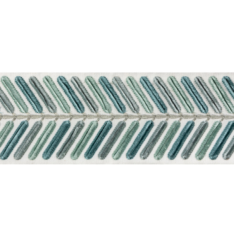 Wingfield Emb Tape - Teal By Lee Jofa Trim