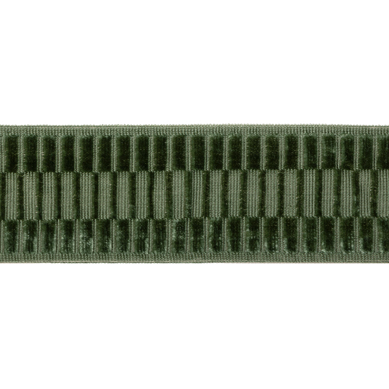 Elston Velvet Tape - Green By Lee Jofa Trim
