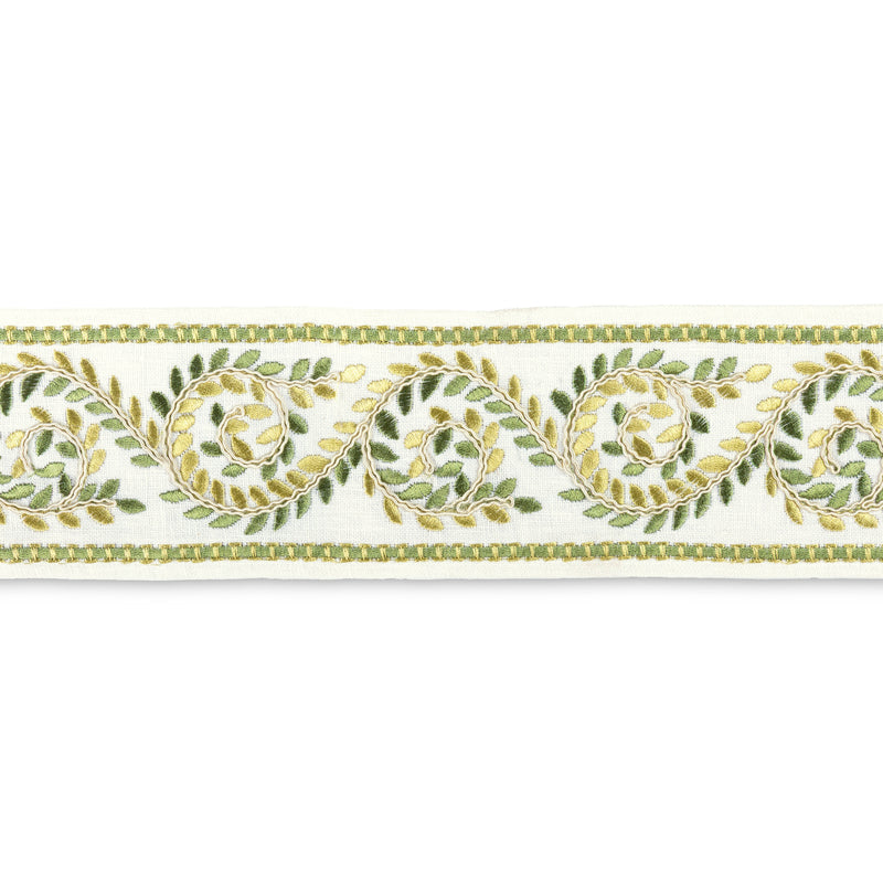 Langton Emb Tape - Green By Lee Jofa Trim