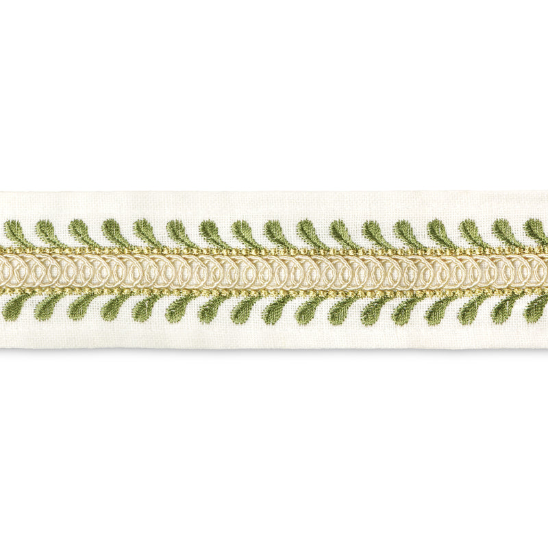 Tapton Emb Tape - Green By Lee Jofa Trim
