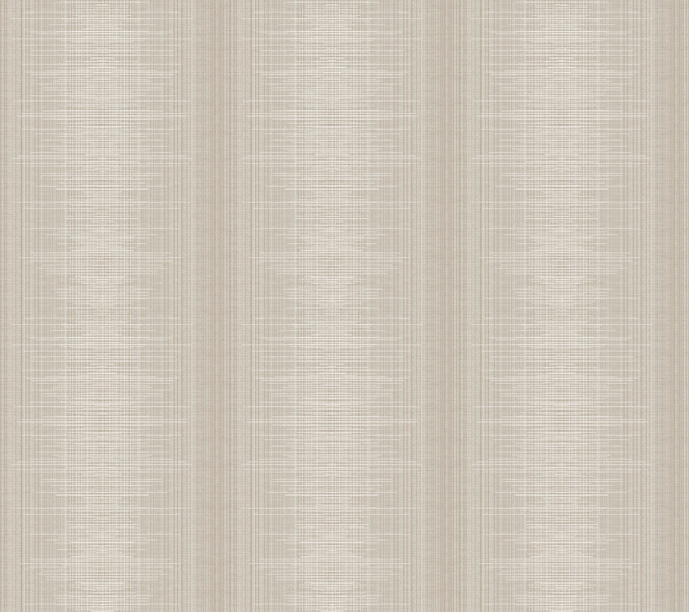 Silk Weave Stripe Light Brown Wallpaper by Inspired by Color Beige & Neutrals Covers about 60.8 square feet 27-in by 27-ft long roll Unpasted 24 - Fabric Carolina -