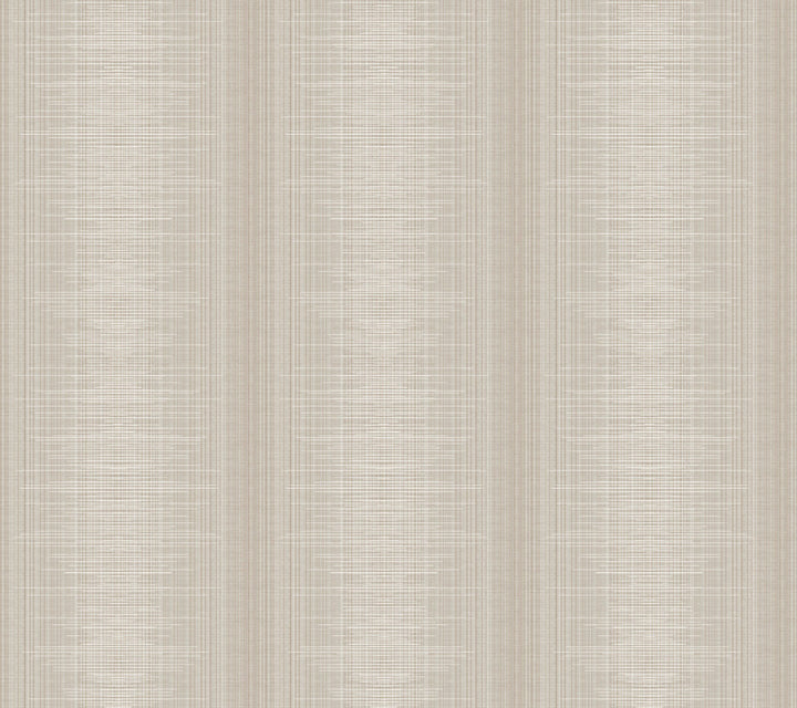 Silk Weave Stripe Light Brown Wallpaper by Inspired by Color Beige & Neutrals Covers about 60.8 square feet 27-in by 27-ft long roll Unpasted 24 - Fabric Carolina -