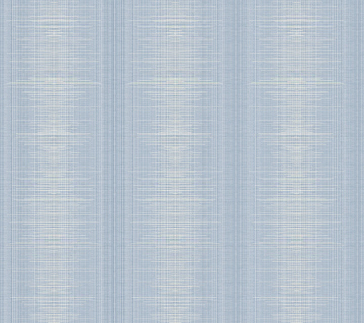 Silk Weave Stripe Blue Wallpaper by Inspired by Color Blues II Covers about 60.8 square feet 27-in by 27-ft long roll Unpasted 24 - Fabric Carolina -