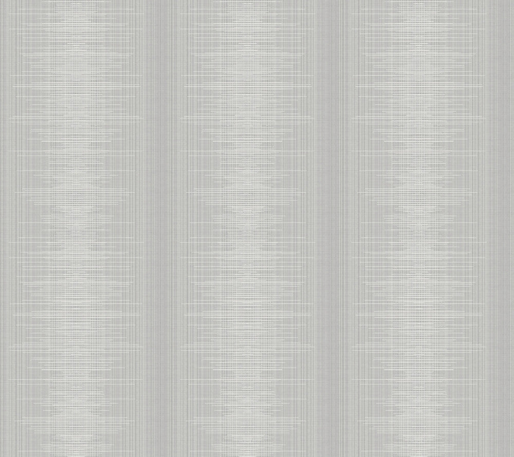 Silk Weave Stripe Grey Wallpaper by Inspired by Color Beige & Neutrals Covers about 60.8 square feet 27-in by 27-ft long roll Unpasted 24 - Fabric Carolina -