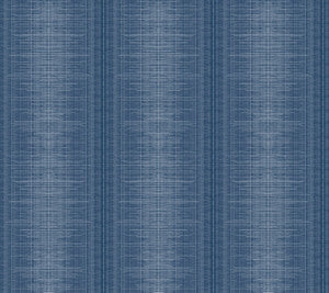 Silk Weave Stripe Navy Wallpaper by Inspired by Color