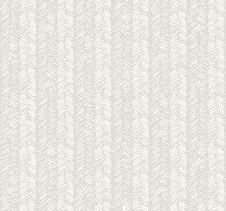 Fractured Herringbone Light Grey Wallpaper by York Wallcoverings Handpainted Traditionals Covers about 60.8 square feet 27-in by 27-ft long roll Prepasted 25.25 - Fabric Carolina -