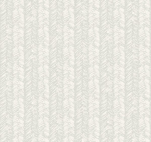 Fractured Herringbone Light Grey Wallpaper by York Wallcoverings