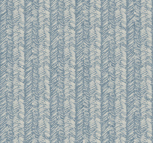 Fractured Herringbone Blue Wallpaper by York Wallcoverings