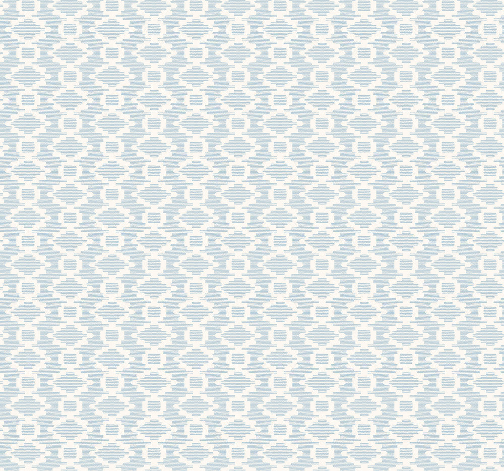Canyon Weave Blue Wallpaper by York Wallcoverings Handpainted Traditionals Covers about 60.8 square feet 27-in by 27-ft long roll Prepasted 25.25 - Fabric Carolina -