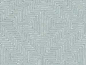 Diamond Channel Green Wallpaper by York Wallcoverings