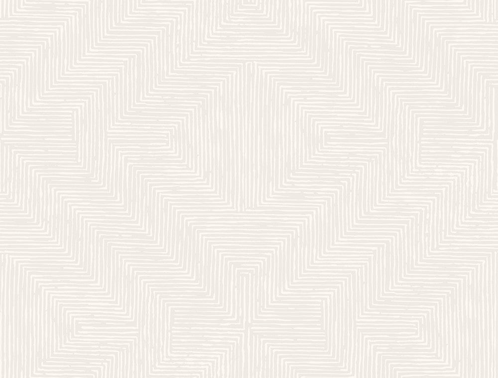 Diamond Channel Light Grey Wallpaper by York Wallcoverings Handpainted Traditionals Covers about 60.8 square feet 27-in by 27-ft long roll Prepasted 20.5 - Fabric Carolina -