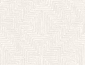 Diamond Channel Light Grey Wallpaper by York Wallcoverings