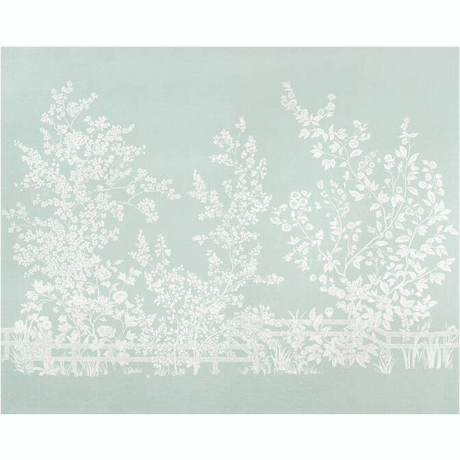 Villa Garden Mural - Set Robin's Egg TM10854 4 Panel Set by Thibaut Wallpaper Thibaut Wallpaper Villa Garden Mural - Set Robin's Egg TM10854 4 Panel SetWallpaper Heritage Linen Mesh Grasscloth KOREA </p><p>Repeat: V: - 144 - Fabric Carolina -
