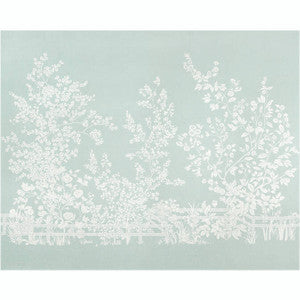 Villa Garden Mural - Set Robin's Egg TM10854 4 Panel Set by Thibaut Wallpaper