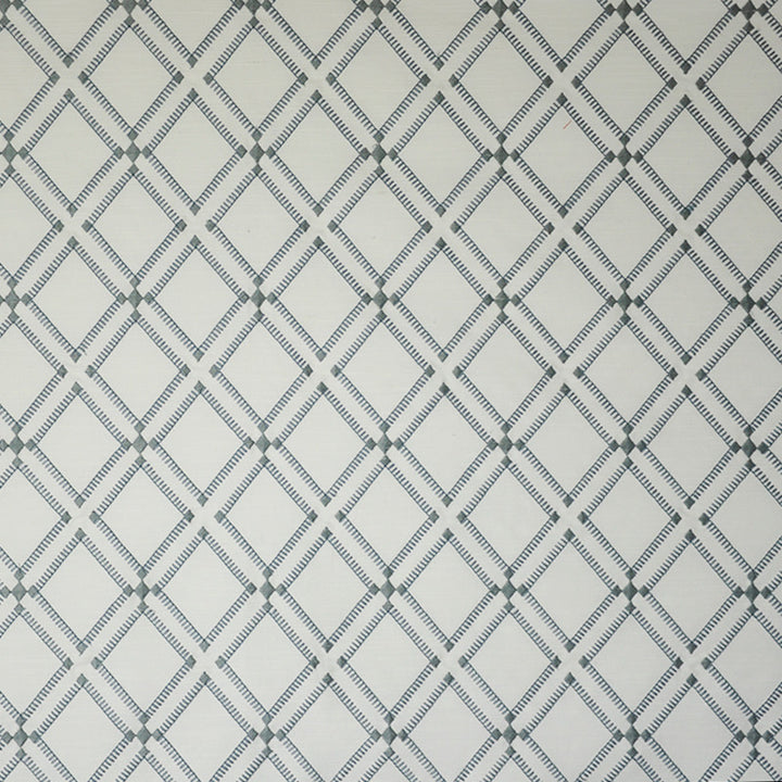 Trillion # 39 Grey Blue by Maxwell Fabric COLOR WAVES-CAYMAN 75% COTTON/25% POLYESTER INDIA See sample </p><p>Repeat: Horizontal: 3.25" and Vertical: 4" 54"EMB.51" - Fabric Carolina -