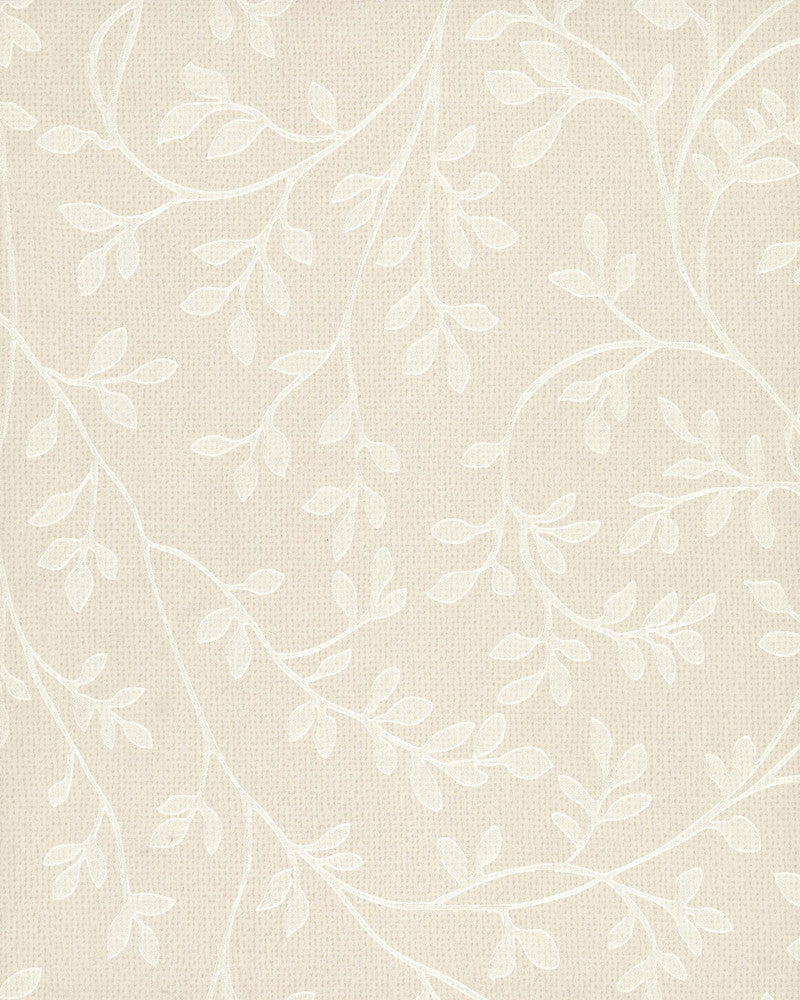 Leaf Vine Iridescent Wallpaper by York Wallcoverings Textures & Prints Covers about 57.8 square feet 21-in by 33-ft long roll Unpasted 20.8 - Fabric Carolina -