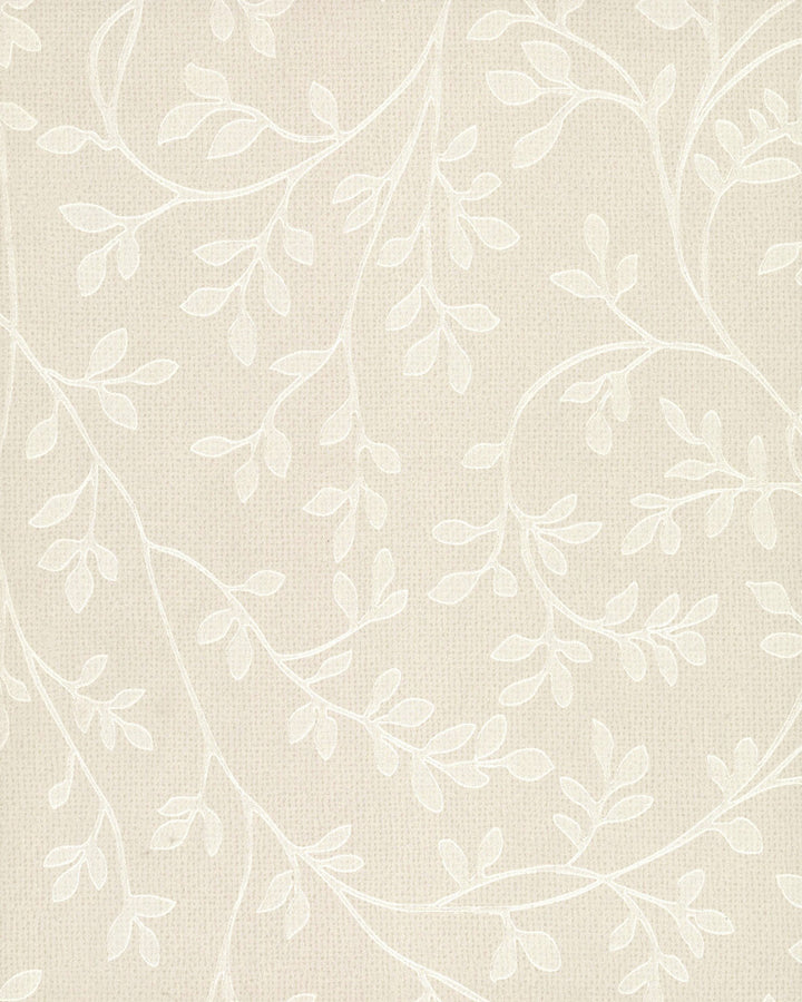 Leaf Vine Iridescent Wallpaper by York Wallcoverings Textures & Prints Covers about 57.8 square feet 21-in by 33-ft long roll Unpasted 20.8 - Fabric Carolina -