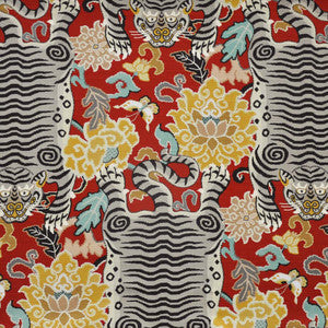 Tigress # 515 Blaze by Maxwell Fabric