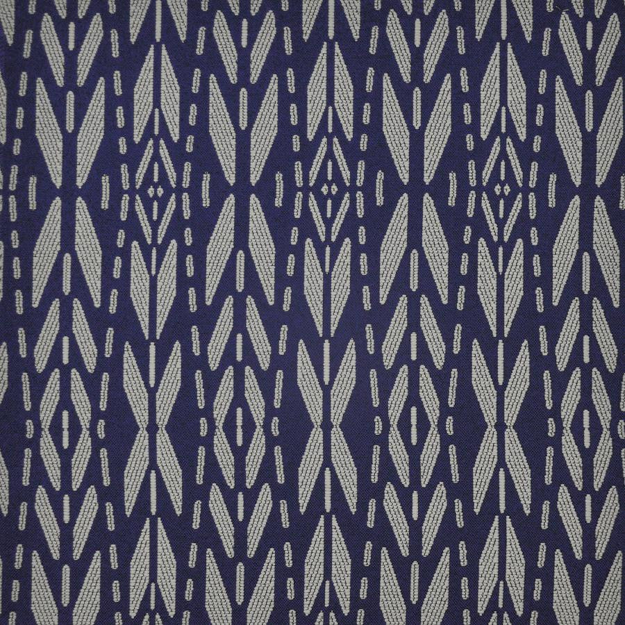 To And Fro # 816 Atlantic by Maxwell Fabric HOME & GARDEN-ACT III 100% BELLA-DURA POLYOLEFIN USA V-12.5"H-4.5" 54" - Fabric Carolina -