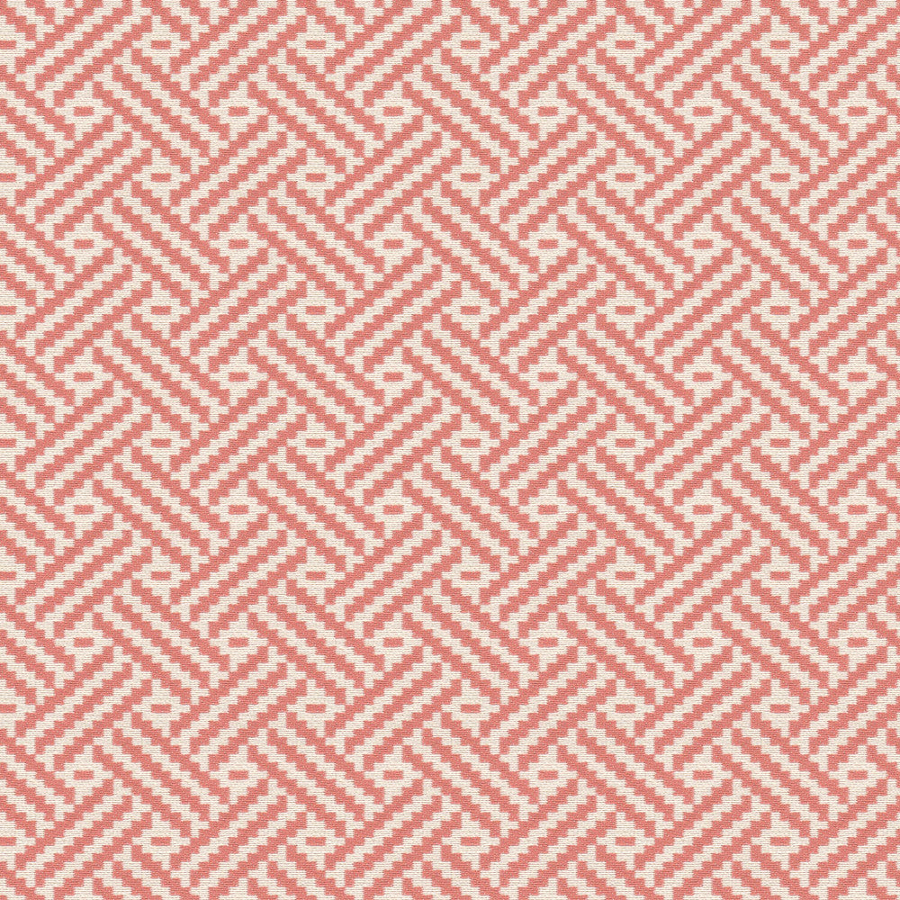 Toby 1 Coral by Stout Fabric Stout Fabric Toby 1 CoralFabric Rainbow Library Tearose/Spice 42%Svi 32%Pol 26%Cot India </p><p>Repeat: H: 1.625, V: 0 54 in - Fabric Carolina -