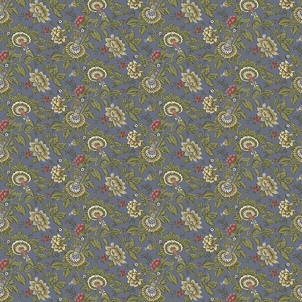 Tonquin Velv 7W7481 by JF Blendworth Fabric WEDGWOOD 100% Cotton United Kingdom 20000 Horizontal: 25.5 and Vertical: 12.25 51 - Fabric Carolina -