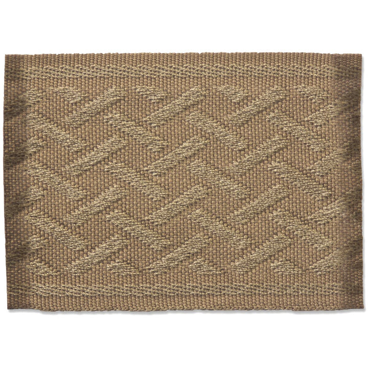Topeka 2 Sesame by Stout Trim Stout Trim Topeka 2 SesameTrim NEW WORLD TAPES & BORDERS CHINA </p><p>Repeat: H: 0.000, V: 0.000 2.5 in - Fabric Carolina -