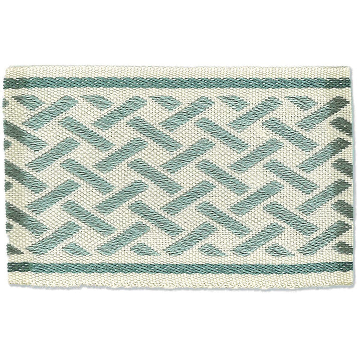 Topeka 6 Moonstone by Stout Trim Stout Trim Topeka 6 MoonstoneTrim NEW WORLD TAPES & BORDERS CHINA </p><p>Repeat: H: 0.000, V: 0.000 2.5 in - Fabric Carolina -