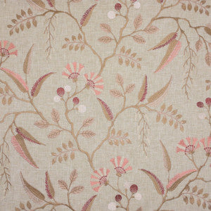 Toucan 1 Rosewood by Stout Fabric