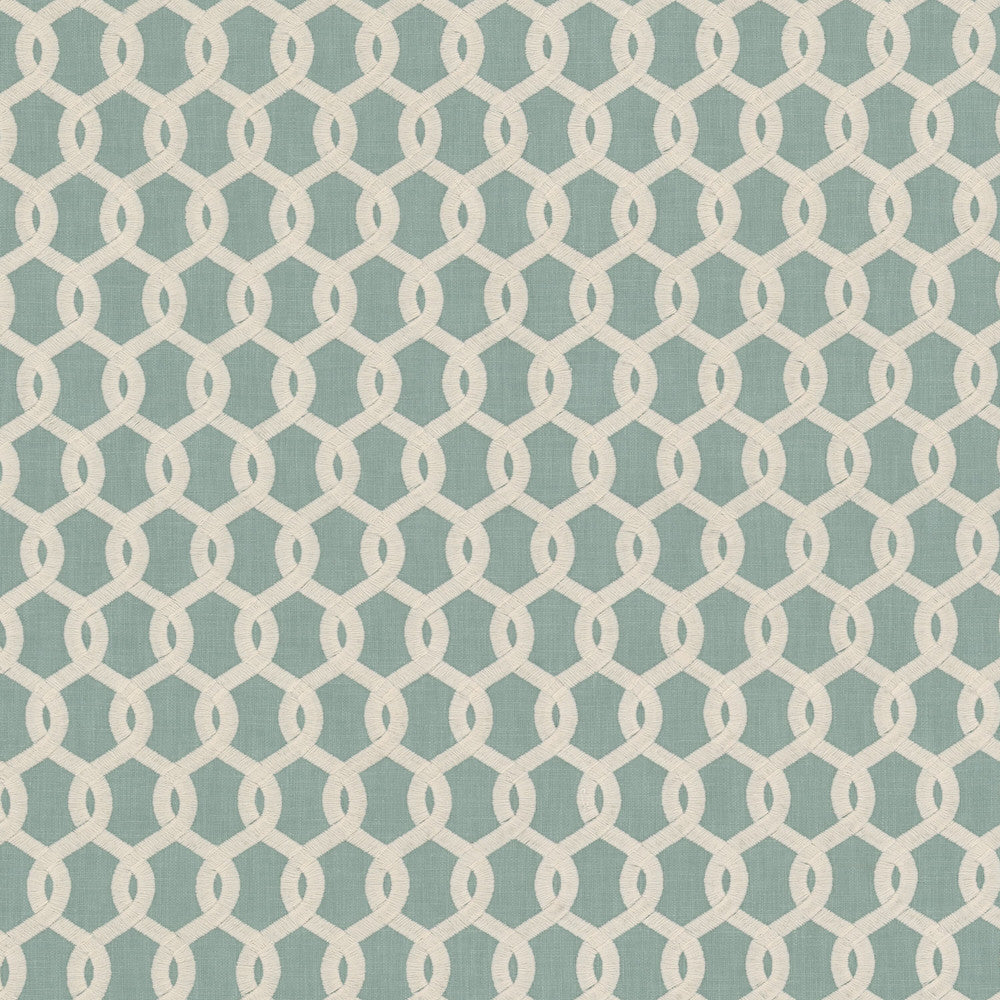 Toulouse 1 Robinsegg by Stout Fabric Stout Fabric Toulouse 1 RobinseggFabric Rainbow Library Mist/Shoreline 72%Pol 28%Cot %Pemb India </p><p>Repeat: H: 1.5, V: 0.375 54 in - Fabric Carolina -
