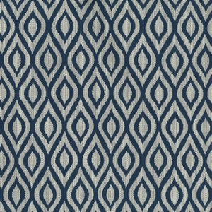 Tower Indigo by Norbar Fabric 100% POLYESTER CHINA 6 3/4"V 7 1/2"H 56 - Fabric Carolina -