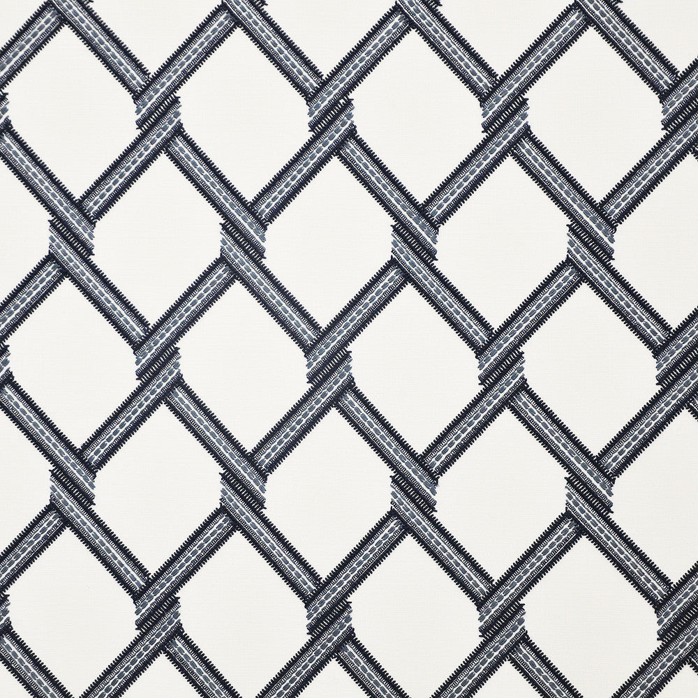 Taffy # 814 Navy by Maxwell Fabric COLOR WAVES-RIVIERA 73% POLYESTER/27% COTTON
None INDIA See sample </p><p>Repeat: Horizontal: 9" and Vertical: 6.5" 54"EMB51.5 - Fabric Carolina -