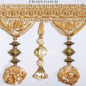 Tr103 Gold 12 by Norbar Fabric