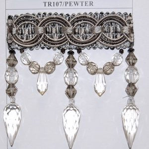 Tr107 Pewter 50-37-47 by Norbar Fabric